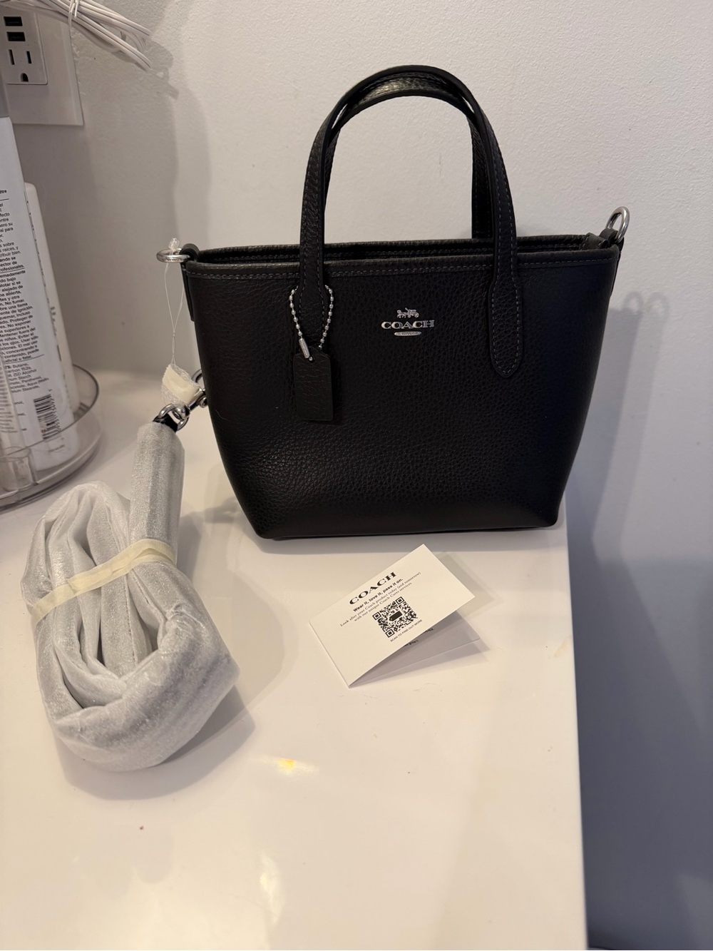 Coach  Mini City Tote Bag in Black